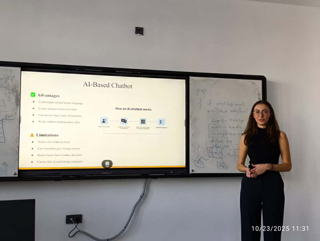 Bilgisayar Mühendisliği Bölümü 4.Sınıf Öğrencilerimiz Bitirme Projelerini 1.Sınıflarla Paylaştı.