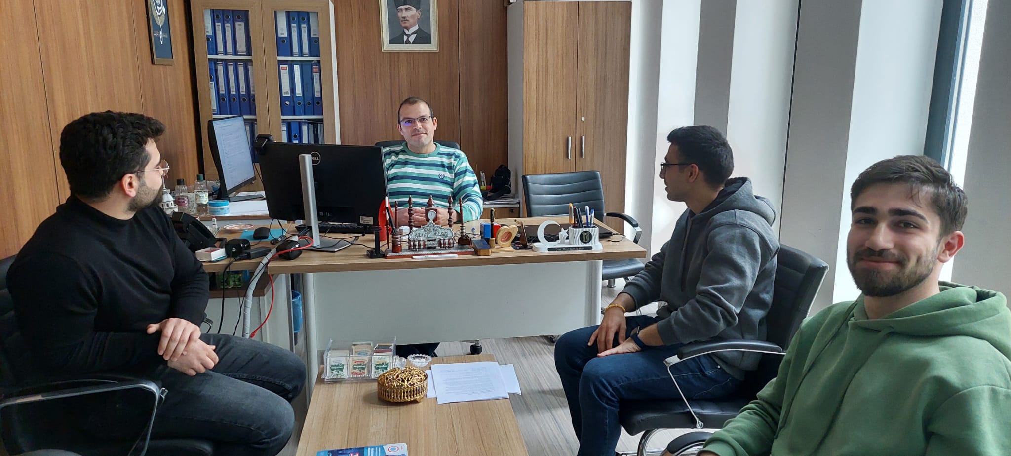 Bilgisayar Mühendisliği Bölüm Başkanlığı Öğrencilerle Bir Araya Geldi.